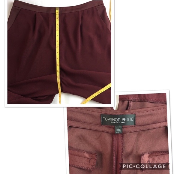 Topshop Wideleg Crop Pants - Picture 8 of 8